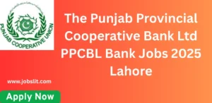 The Punjab Provincial Cooperative Bank Ltd PPCBL Bank Jobs 2025 Lahore