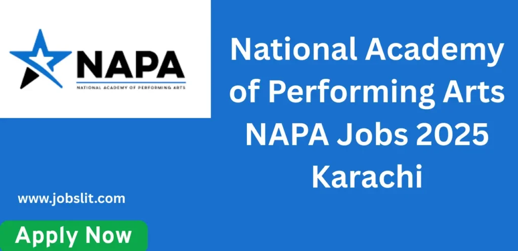 National Academy of Performing Arts NAPA Jobs 2025 Karachi